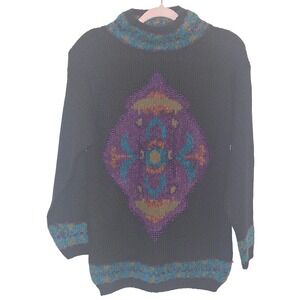 Vintage Women Jason‎ Maxwell Small Artsy Whimsygoth Dark Academia Sweater